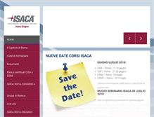 Tablet Screenshot of isacaroma.it